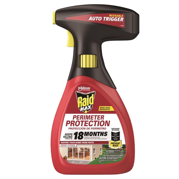 Raid Max Perimeter Protection Spray Insect Barrier 30 oz 01563